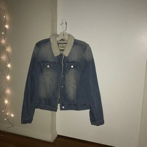 Sherpa Lined Denim Jacket